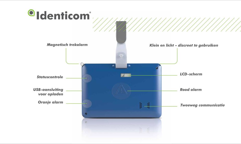 LCD-scherm USB-aansluiting voor opladen