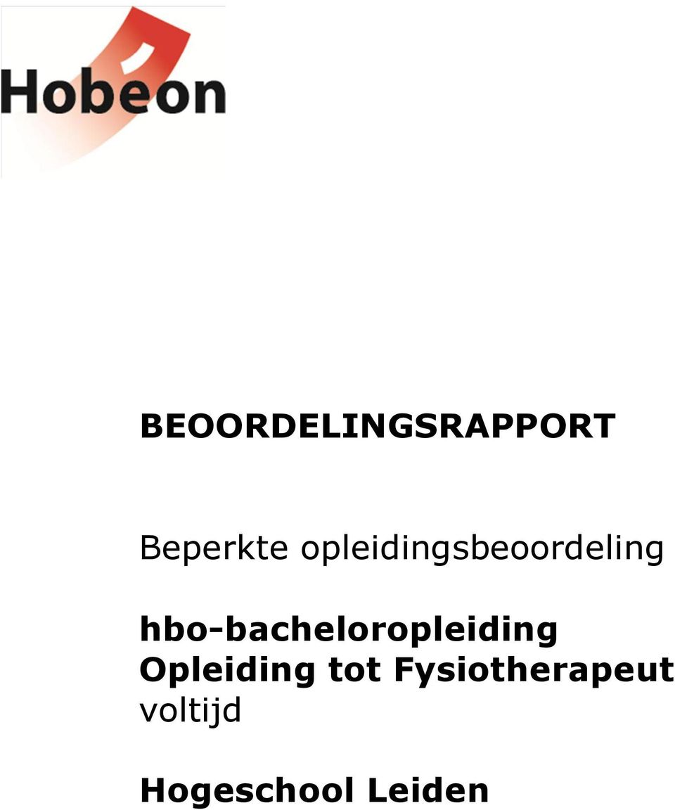 hbo-bacheloropleiding Opleiding