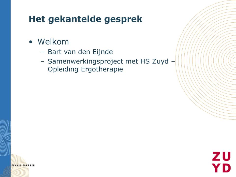 Samenwerkingsproject met