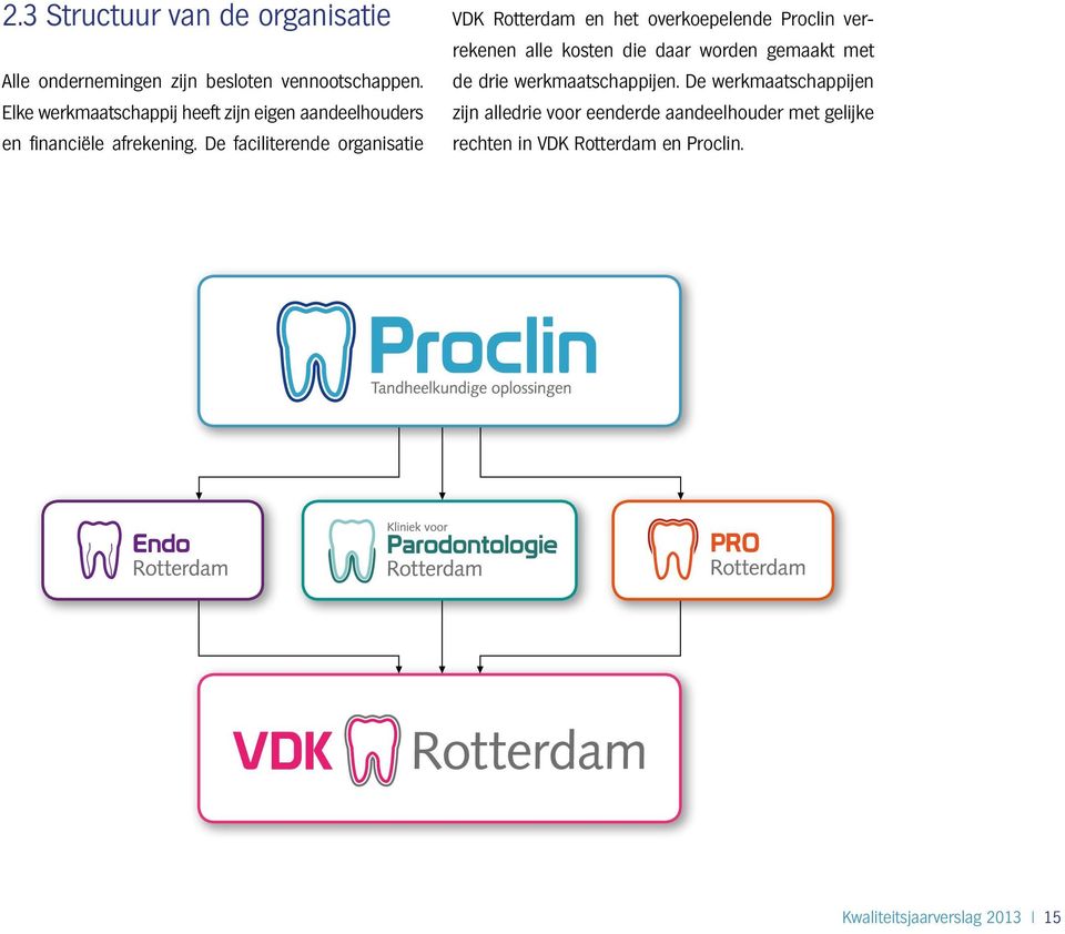 De faciliterende organisatie VDK Rotterdam en het overkoepelende Proclin verrekenen alle kosten die daar worden