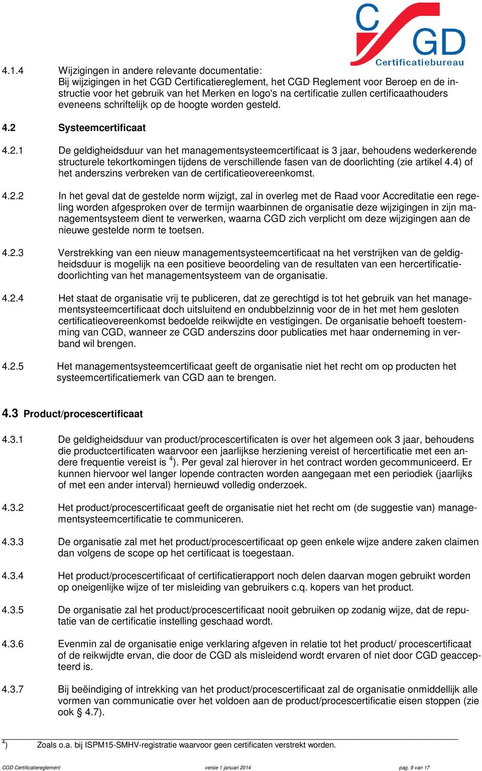 Systeemcertificaat 4.2.