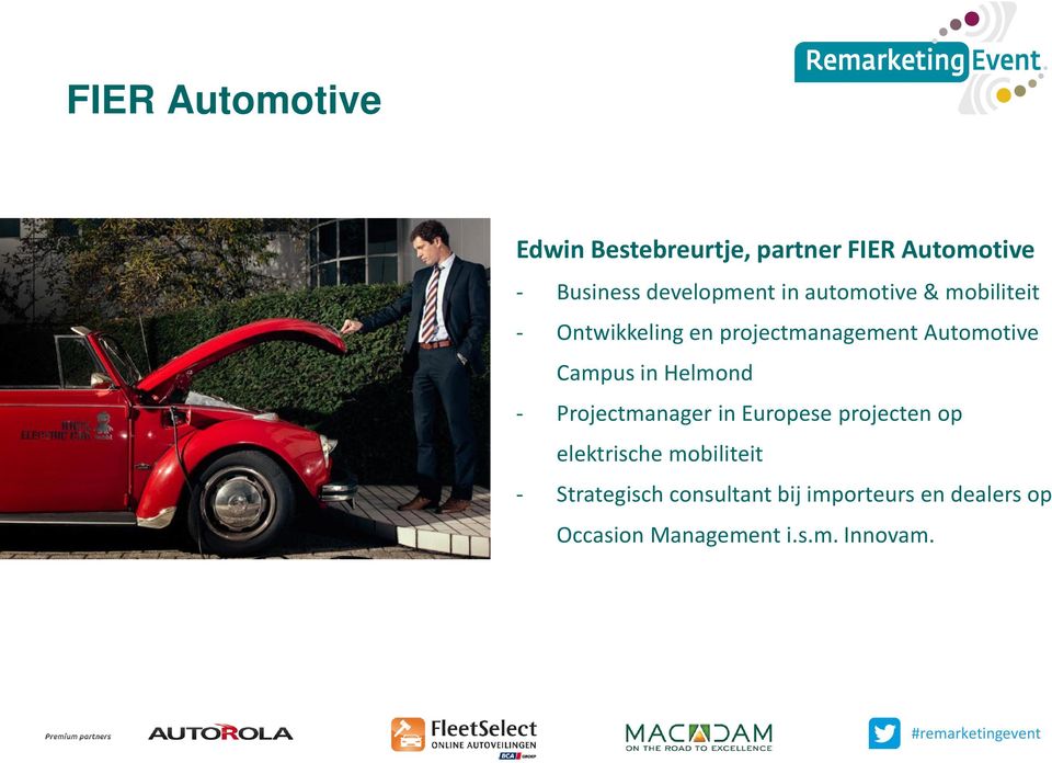 Automotive Campus in Helmond - Projectmanager in Europese projecten op elektrische