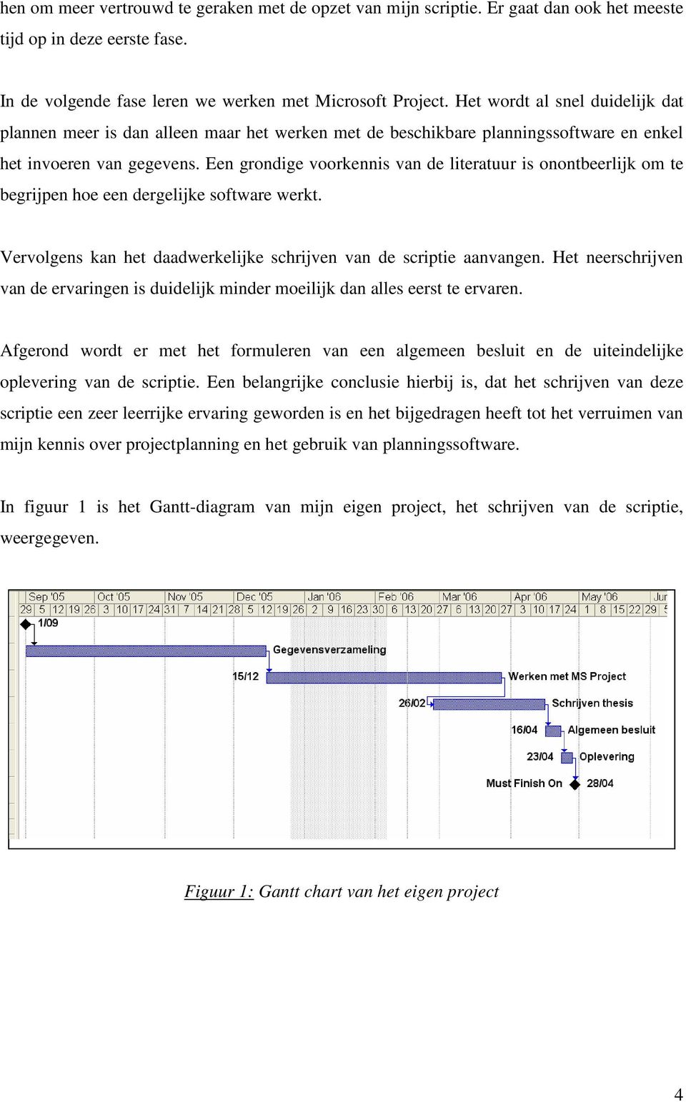 Een grondige voorkennis van de literatuur is onontbeerlijk om te begrijpen hoe een dergelijke software werkt. Vervolgens kan het daadwerkelijke schrijven van de scriptie aanvangen.