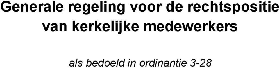 kerkelijke medewerkers