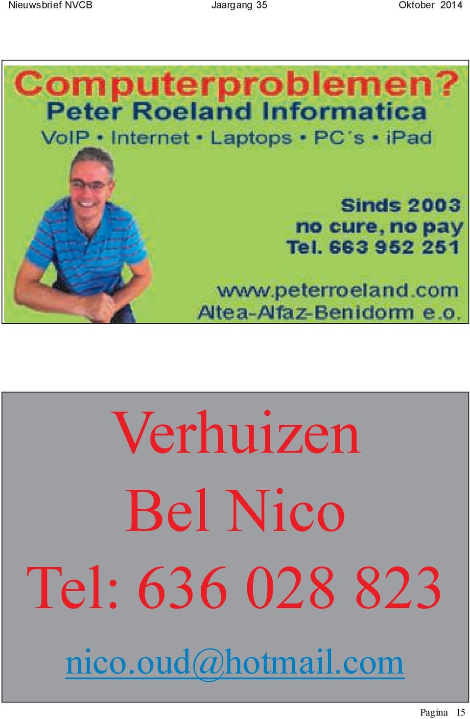 c o m Verhuizen Bel Nico