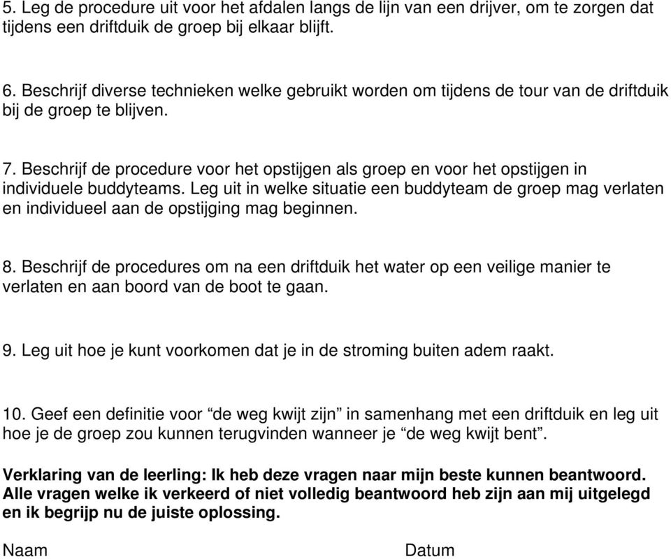 Beschrijf de procedure voor het opstijgen als groep en voor het opstijgen in individuele buddyteams.