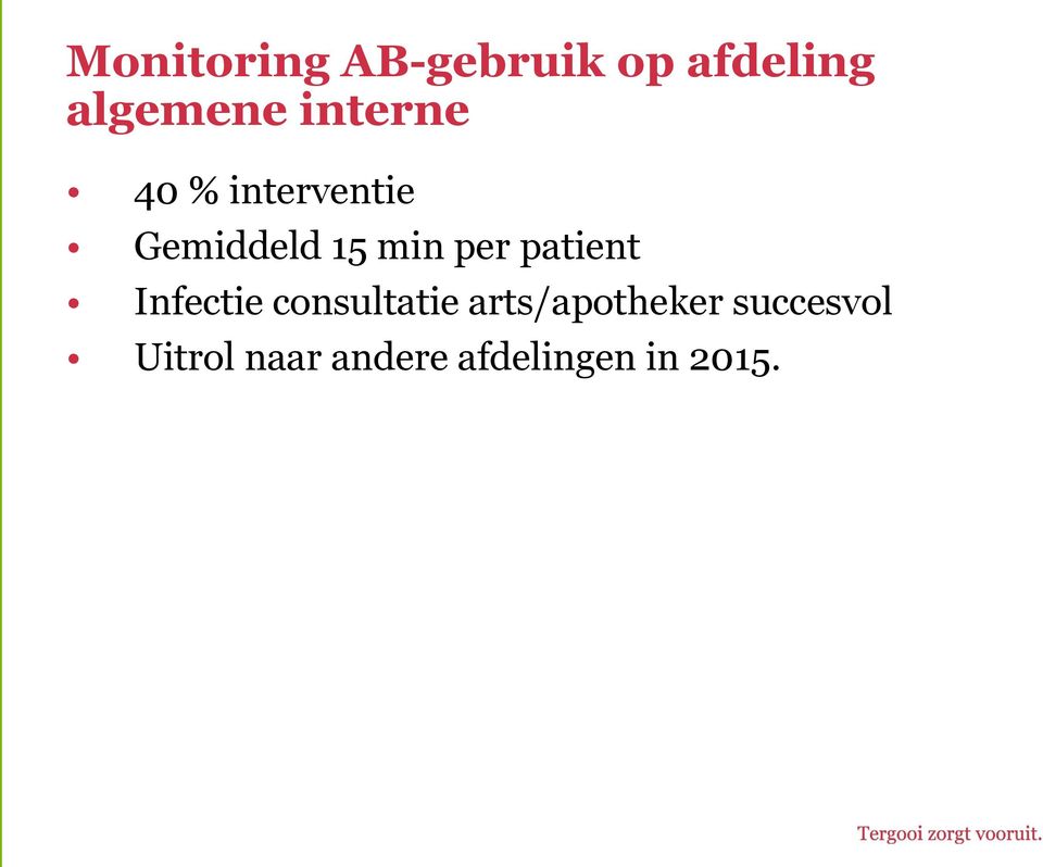 patient Infectie consultatie arts/apotheker