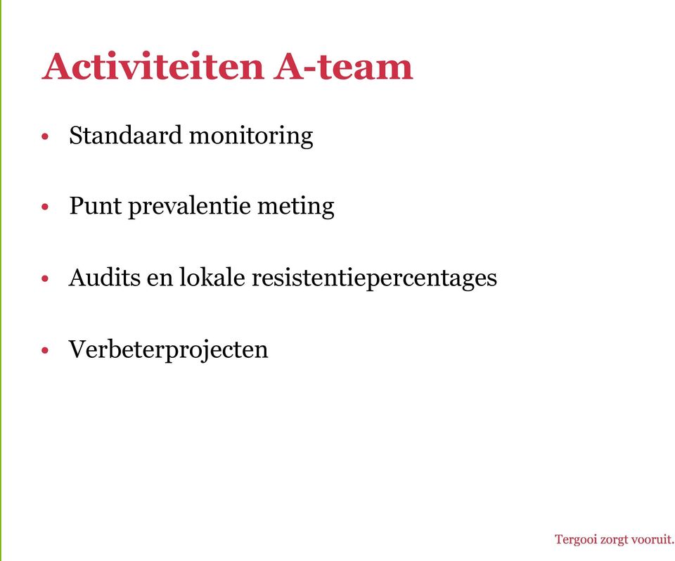 meting Audits en lokale