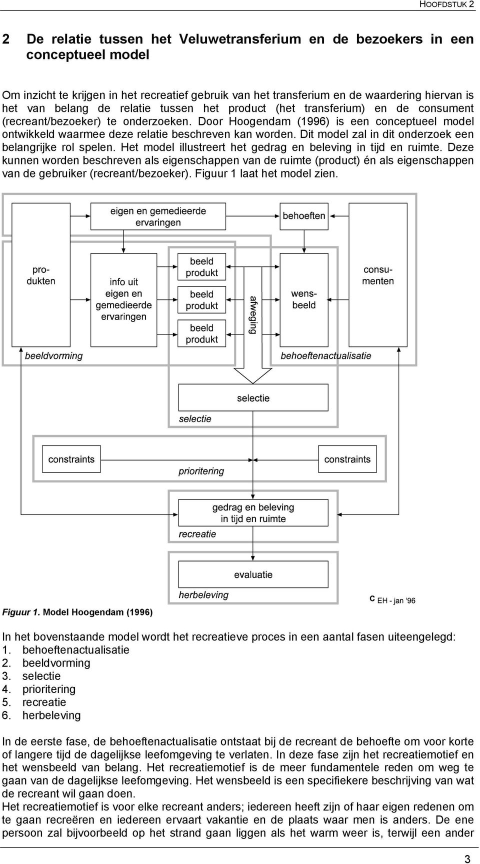 Door Hoogendam (1996) is een conceptueel model ontwikkeld waarmee deze relatie beschreven kan worden. Dit model zal in dit onderzoek een belangrijke rol spelen.