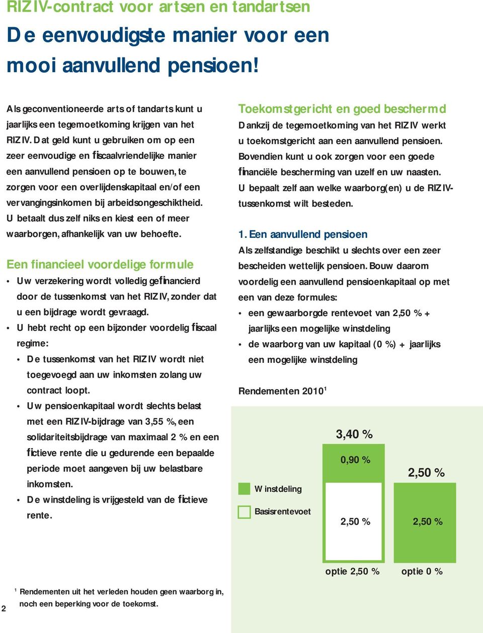 arbeidsongeschiktheid. U betaalt dus zelf niks en kiest een of meer waarborgen, afhankelijk van uw behoefte.