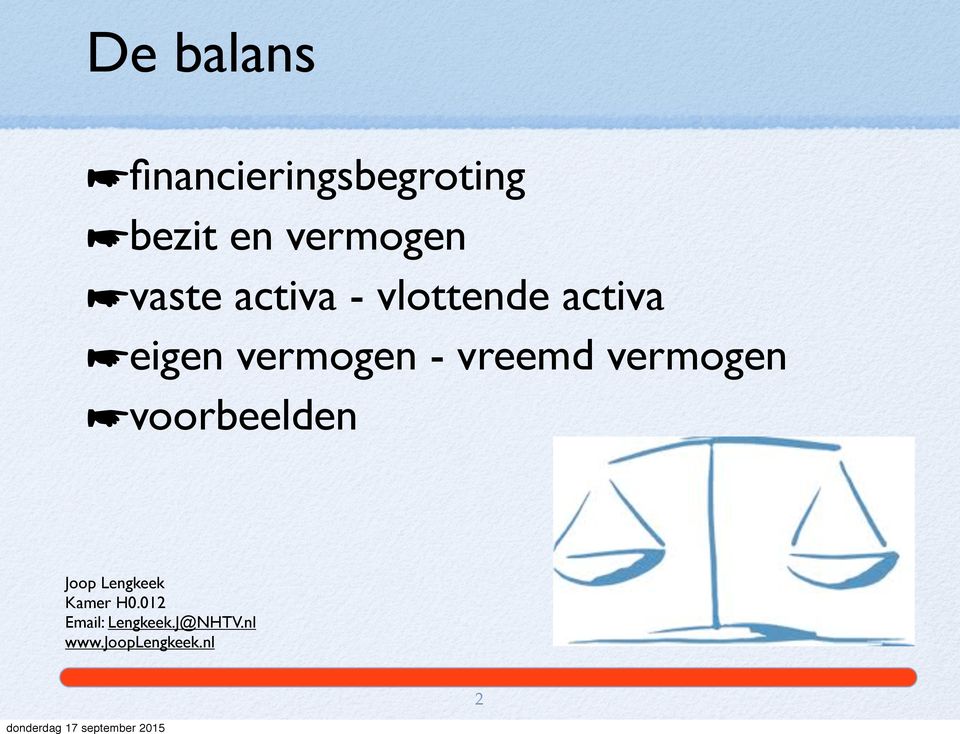 vreemd vermogen voorbeelden Joop Lengkeek Kamer