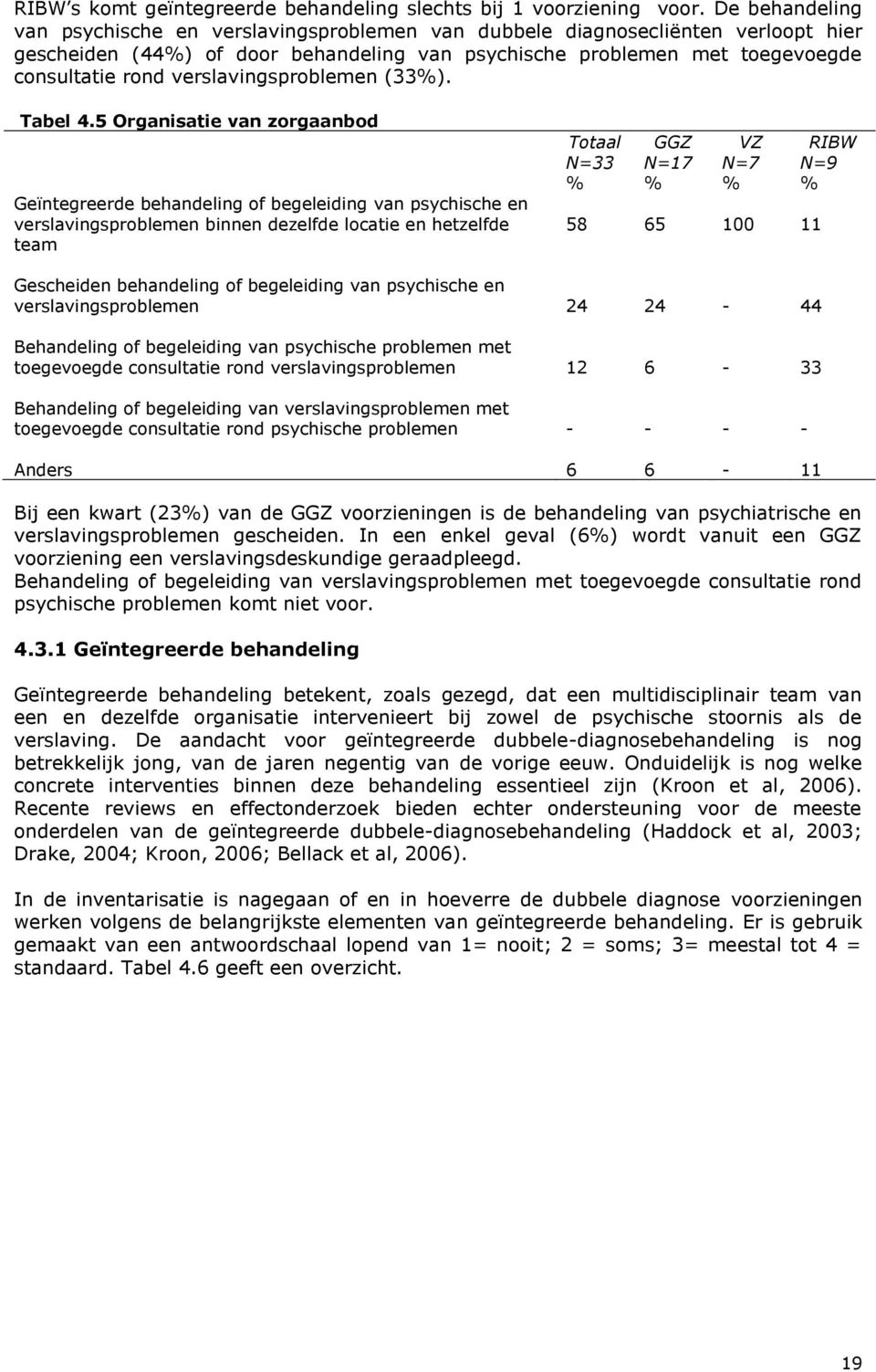 verslavingsproblemen (33%). Tabel 4.