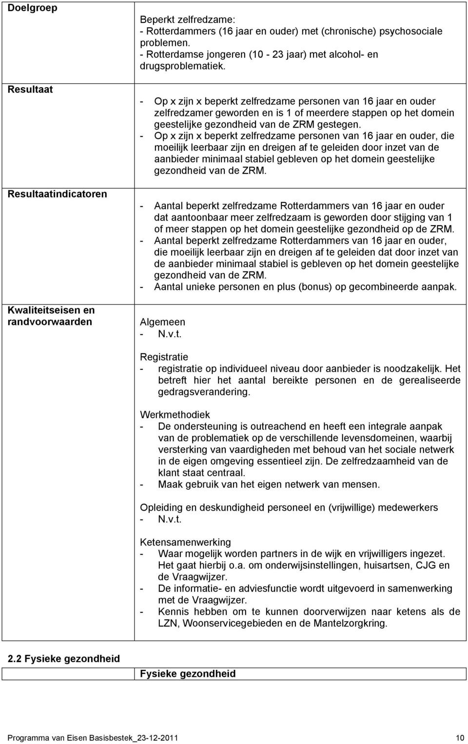 - Op x zijn x beperkt zelfredzame personen van 16 jaar en ouder zelfredzamer geworden en is 1 of meerdere stappen op het domein geestelijke gezondheid van de ZRM gestegen.