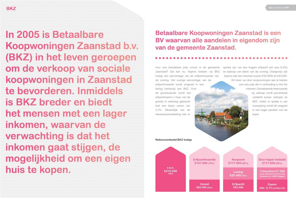 etaalbare oopwoningen Zaanstad is een V waarvan alle aandelen in eigendom zijn van de gemeente Zaanstad. Voor een betaalbare prijs wonen in de gemeente Zaanstad? at kan nu.