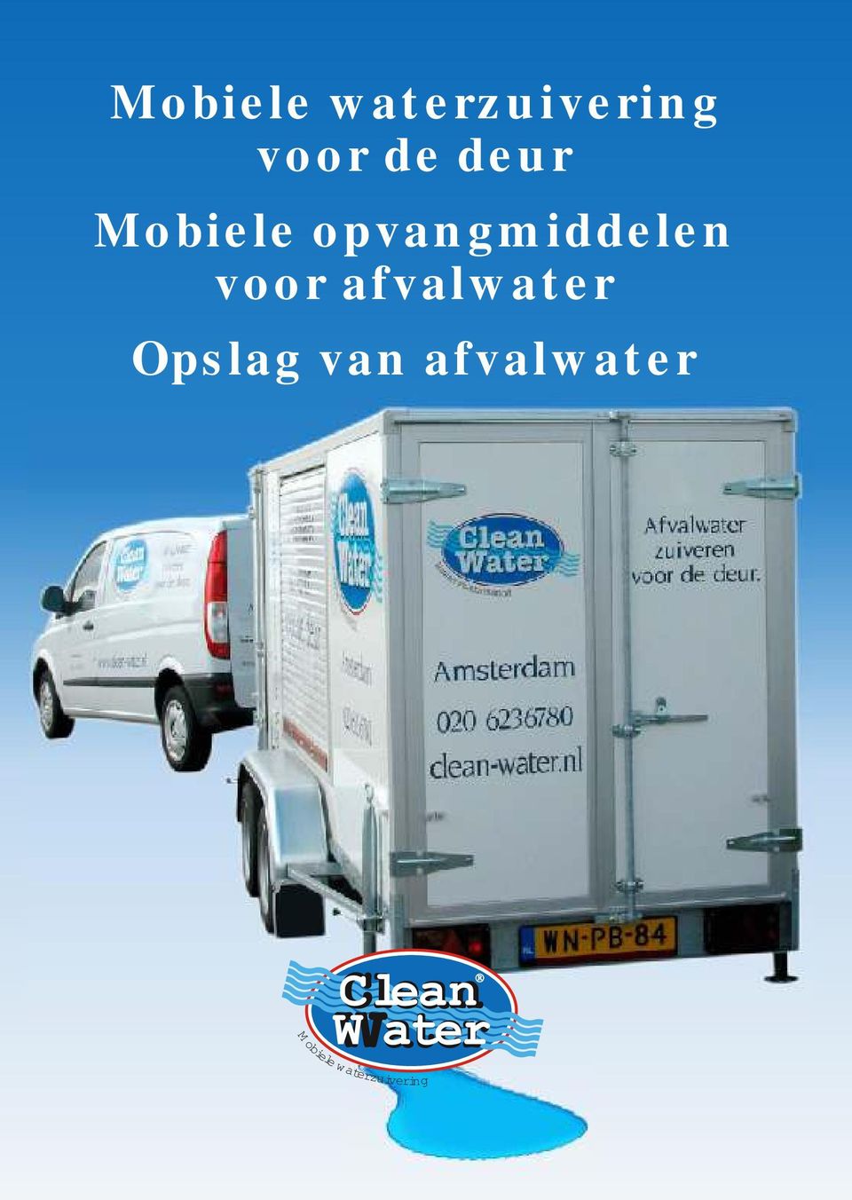 afvalwater Opslag van afvalwater