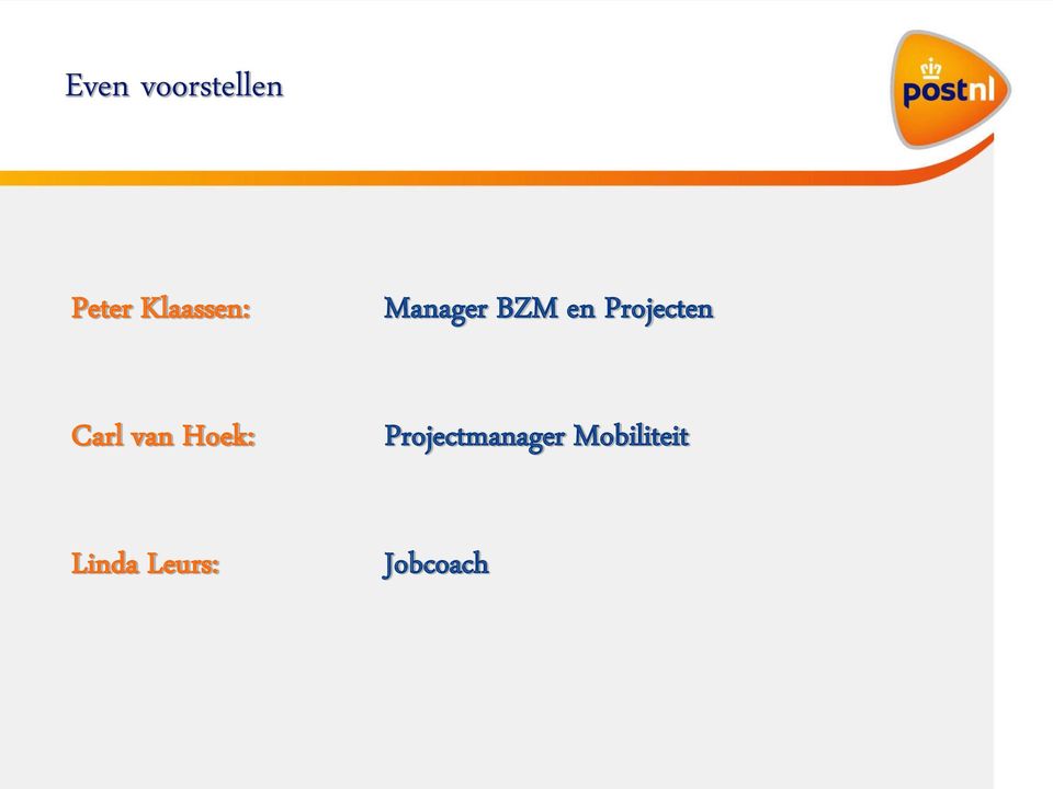 Projecten Carl van Hoek: