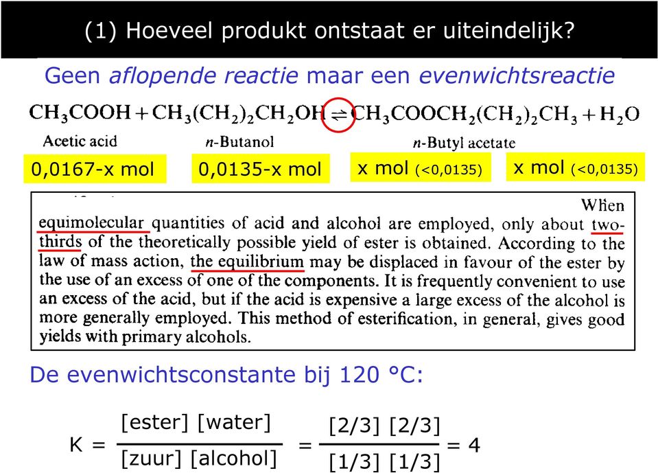 0,0135-x mol x mol (<0,0135) x mol (<0,0135) De