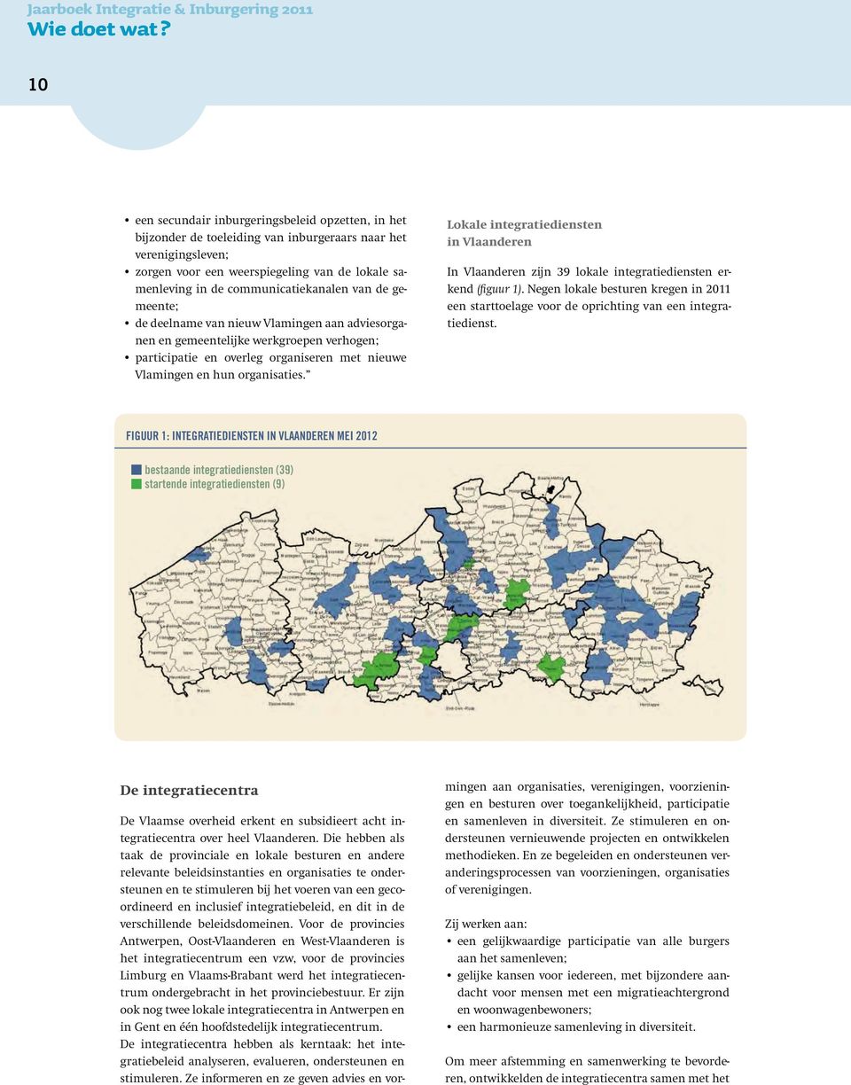 communicatiekanalen van de gemeente; de deelname van nieuw Vlamingen aan adviesorganen en gemeentelijke werkgroepen verhogen; participatie en overleg organiseren met nieuwe Vlamingen en hun