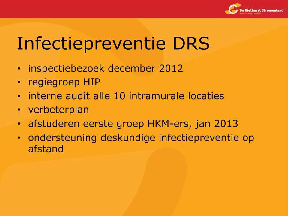 locaties verbeterplan afstuderen eerste groep HKM-ers,