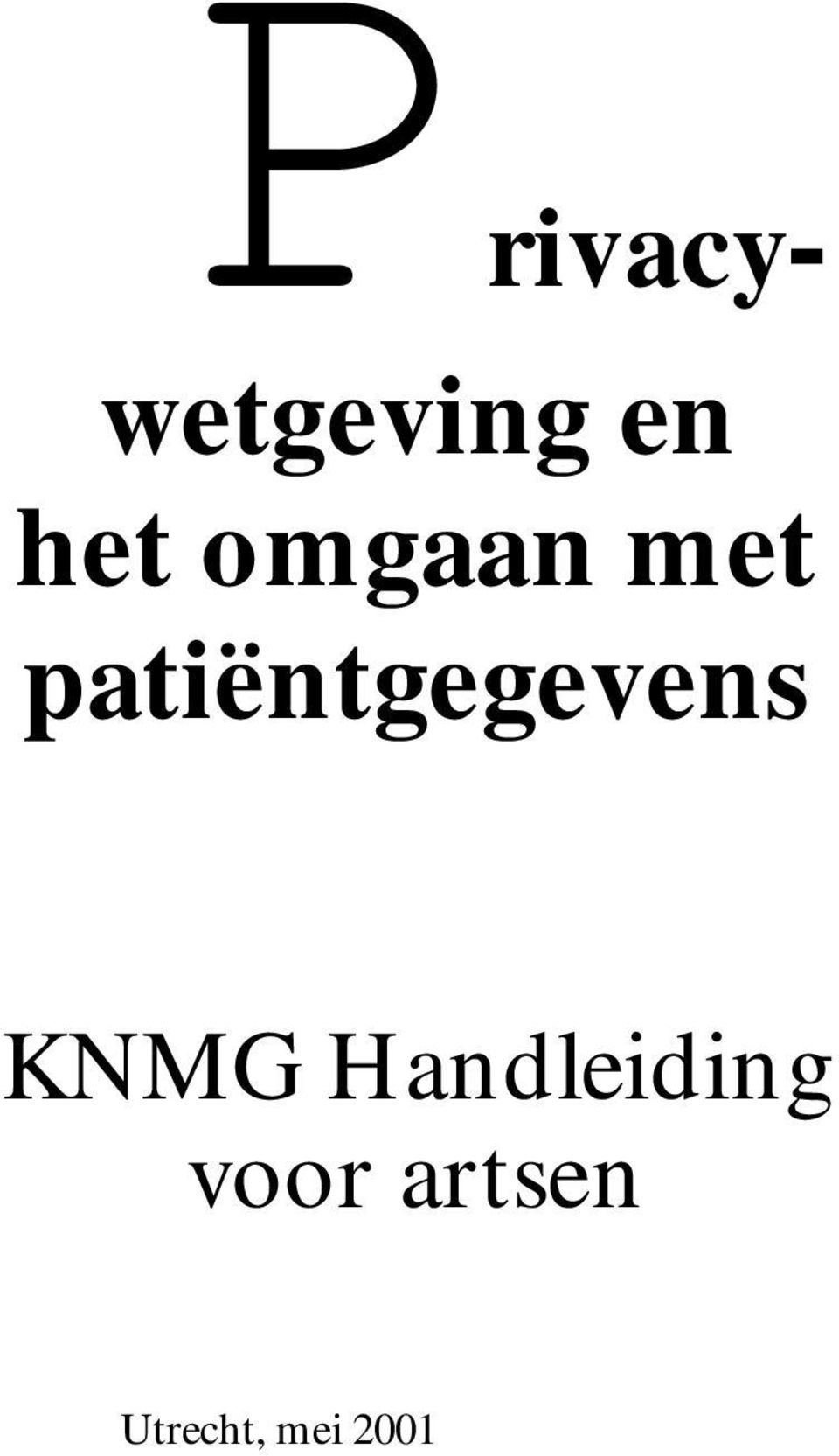 patiëntgegevens KNMG