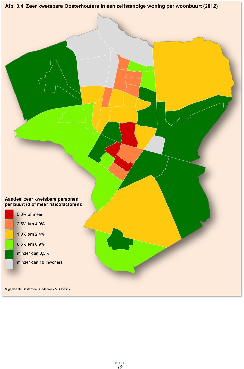 (2012) Aandeel zeer kwetsbare personen per buurt (3 of meer