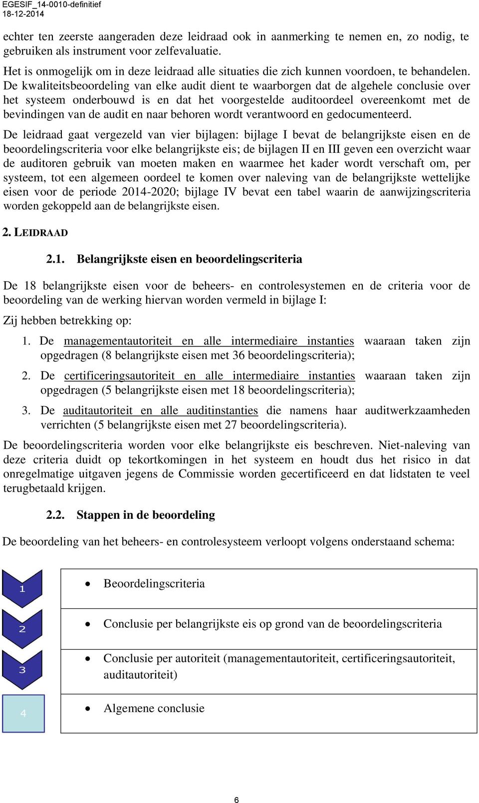 De kwaliteitsbeoordeling van elke audit dient te waarborgen dat de algehele conclusie over het systeem onderbouwd is en dat het voorgestelde auditoordeel overeenkomt met de bevindingen van de audit