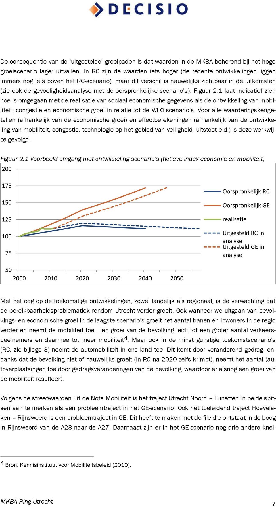 met de oorspronkelijke scenario s). Figuur 2.