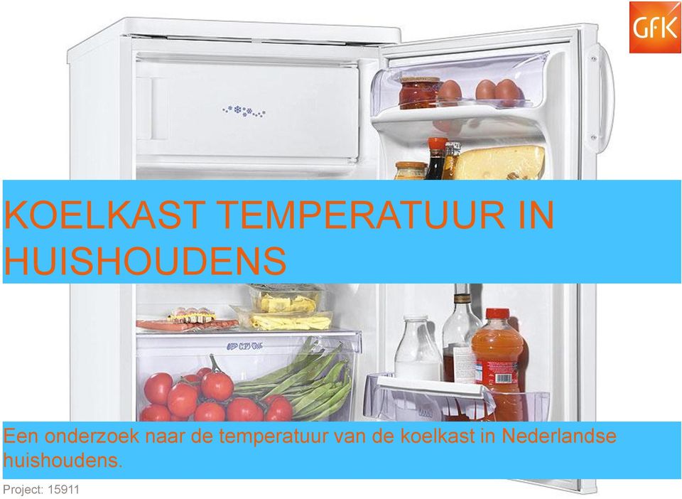 de temperatuur van de koelkast