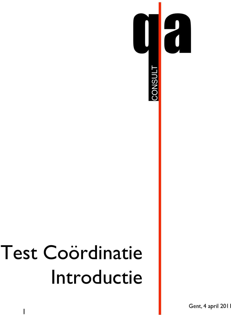 Test Coördinatie