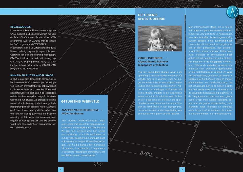 Deze stage-ervaring programma REVIT) en CAAD4B (met als inhoud kunnen opdoen in het buitenland heeft het CAD programma VECTORWORKS).