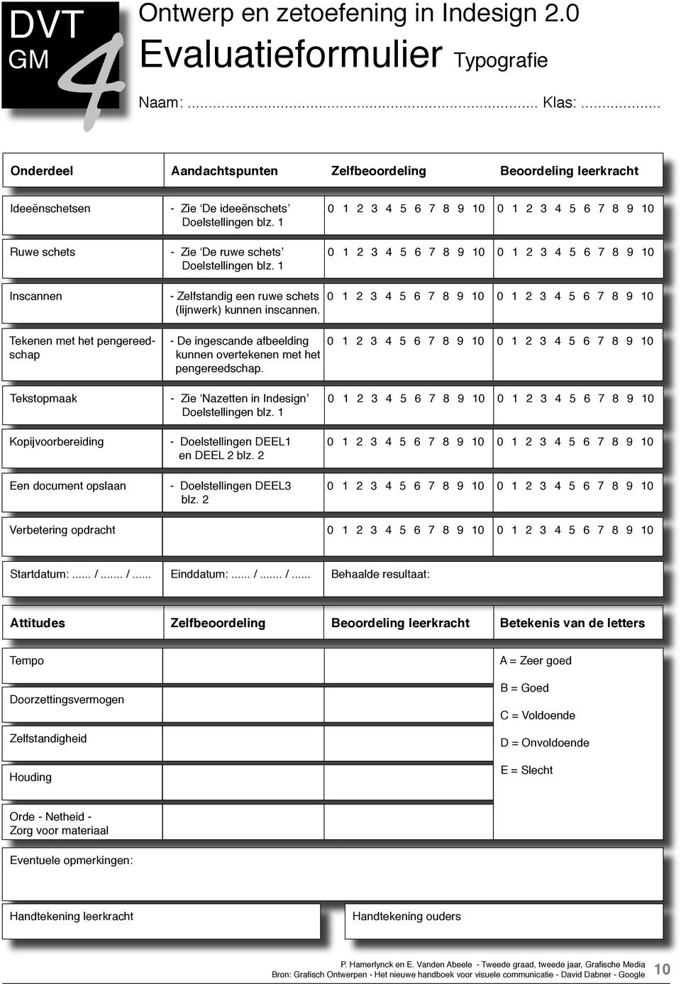 - De ingescande afbeelding kunnen overtekenen met het pengereedschap. Tekstopmaak Kopijvoorbereiding Een document opslaan Verbetering opdracht - Zie Nazetten in Indesign Doelstellingen blz.