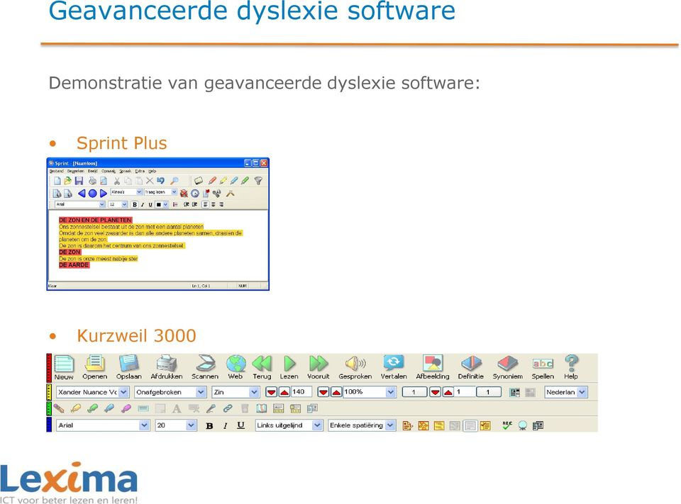 geavanceerde dyslexie