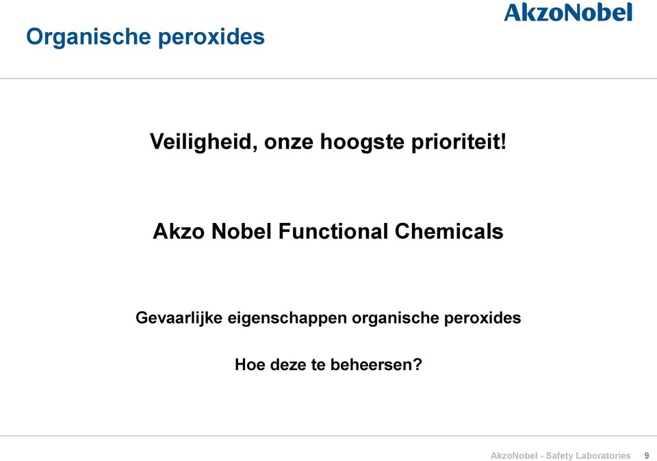 Akzo Nobel Functional Chemicals