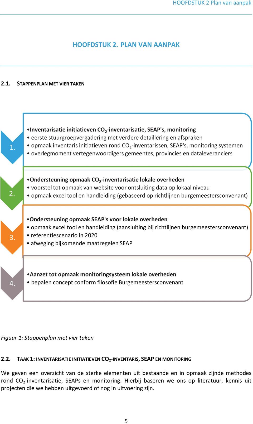 SEAP's, monitoring systemen overlegmoment vertegenwoordigers gemeentes, provincies en dataleveranciers 2.