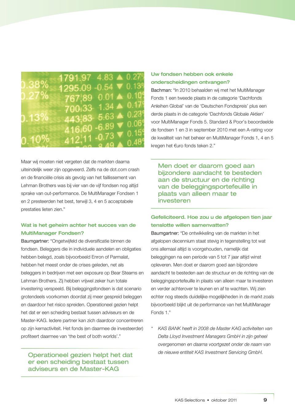 Globale Aktien voor MultiManager Fonds 5.