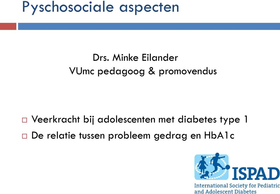 Veerkracht bij adolescenten met diabetes type 1