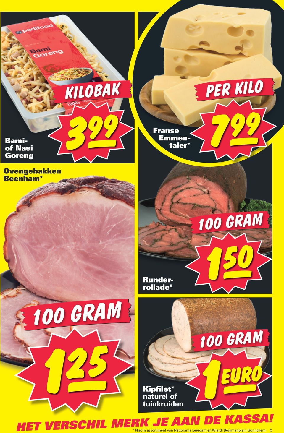 Kipfilet* naturel of tuinkruiden 1 EURO HET VERSCHIL MERK JE AAN DE KASSA!