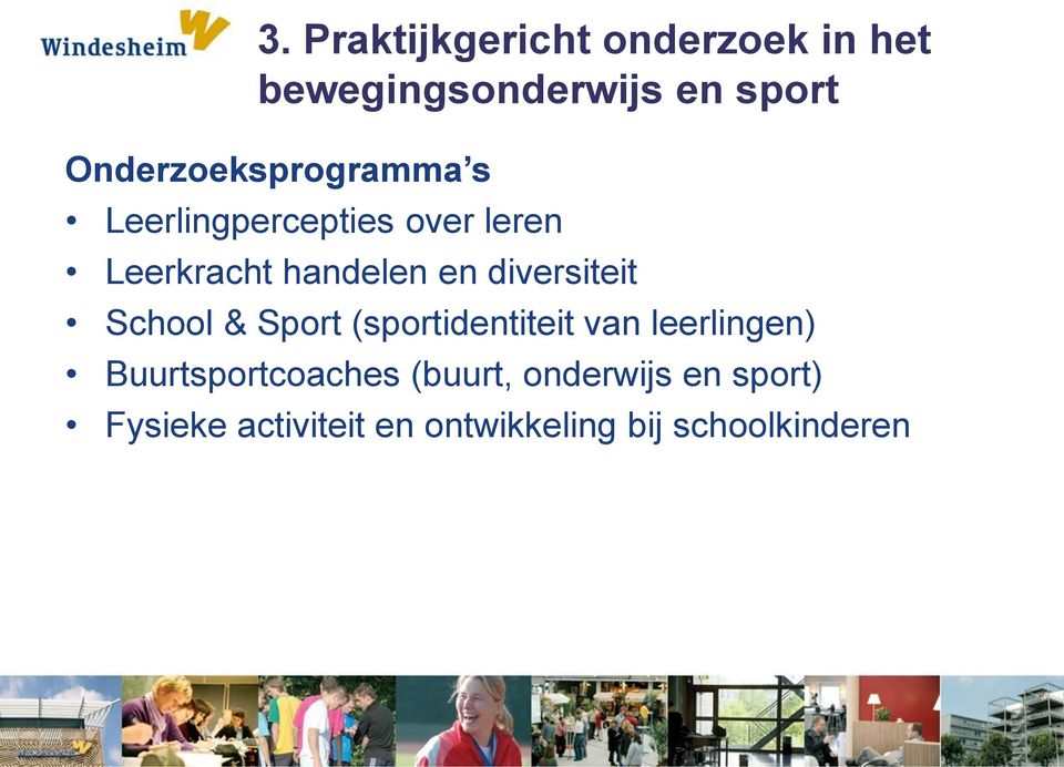 diversiteit School & Sport (sportidentiteit van leerlingen)