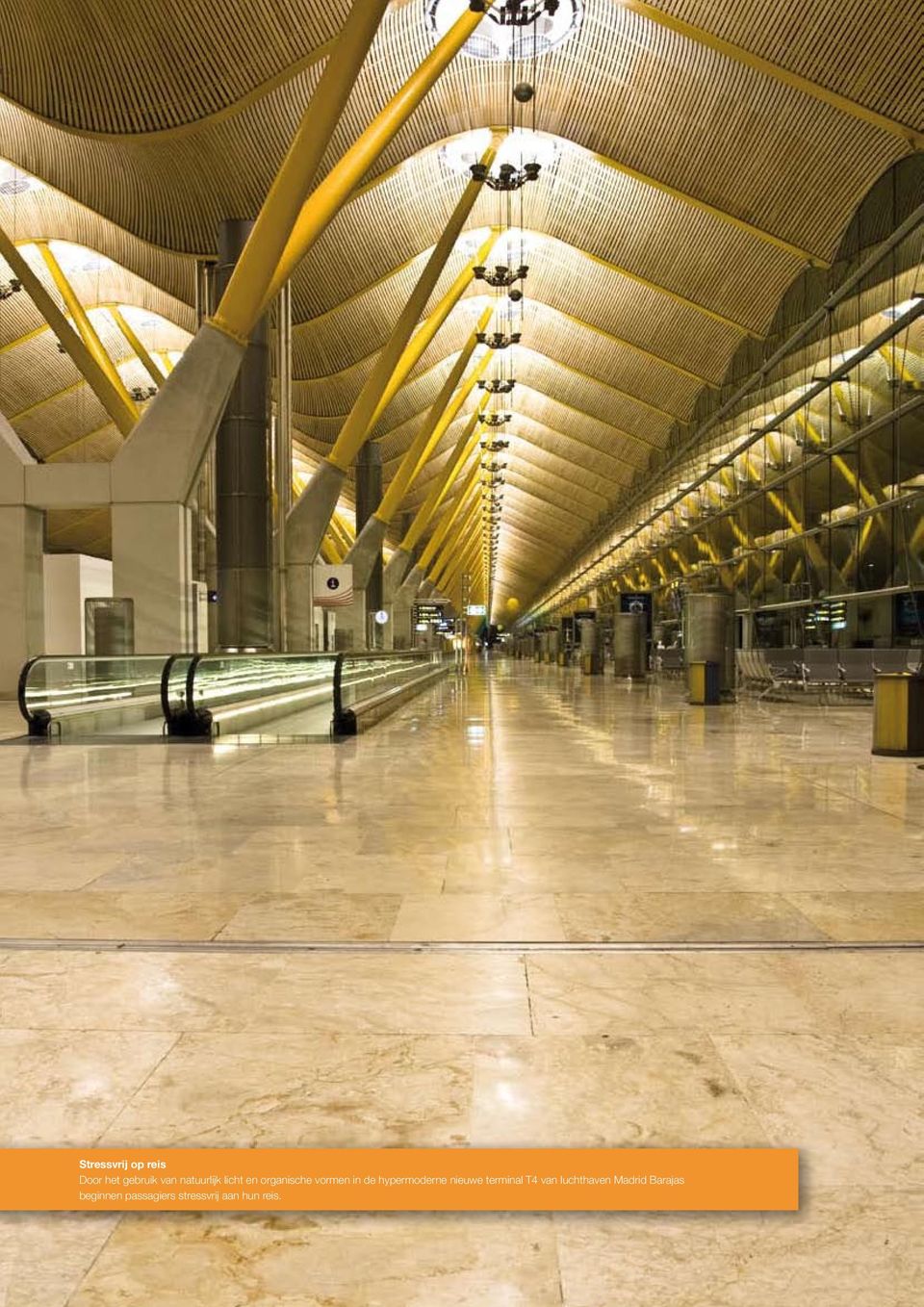 hypermoderne nieuwe terminal T4 van luchthaven