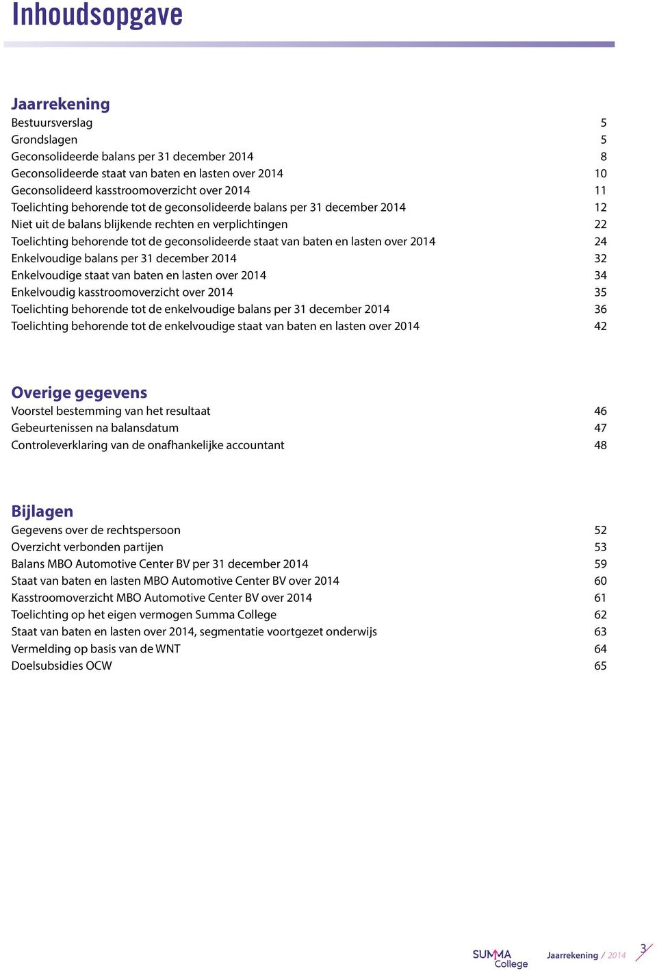 over 24 Enkelvoudige balans per 31 december 32 Enkelvoudige staat van baten en lasten over 34 Enkelvoudig kasstroomoverzicht over 35 Toelichting behorende tot de enkelvoudige balans per 31 december