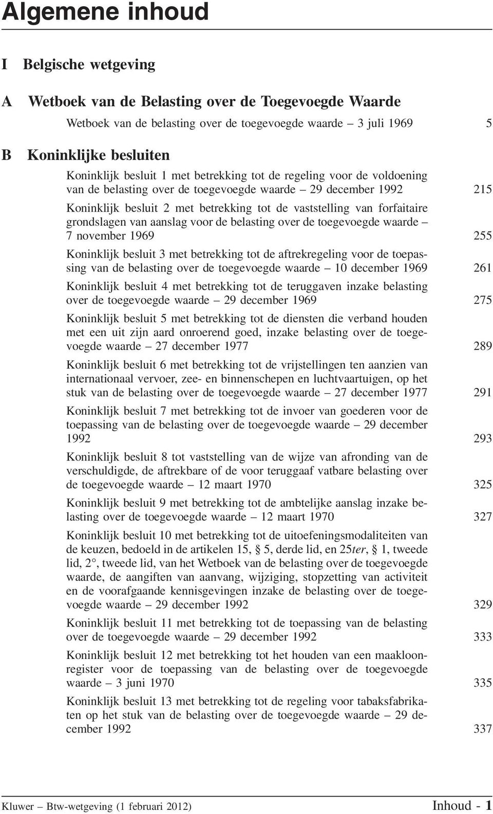 grondslagen van aanslag voor de belasting over de toegevoegde waarde 7 november 1969 255 Koninklijk besluit 3 met betrekking tot de aftrekregeling voor de toepassing van de belasting over de