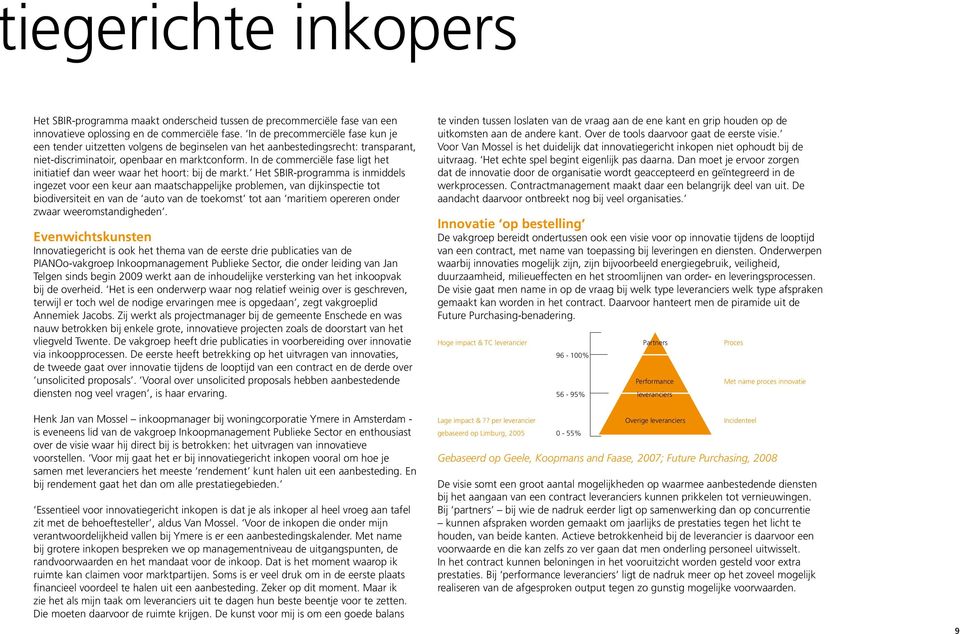 In de commerciële fase ligt het initiatief dan weer waar het hoort: bij de markt.