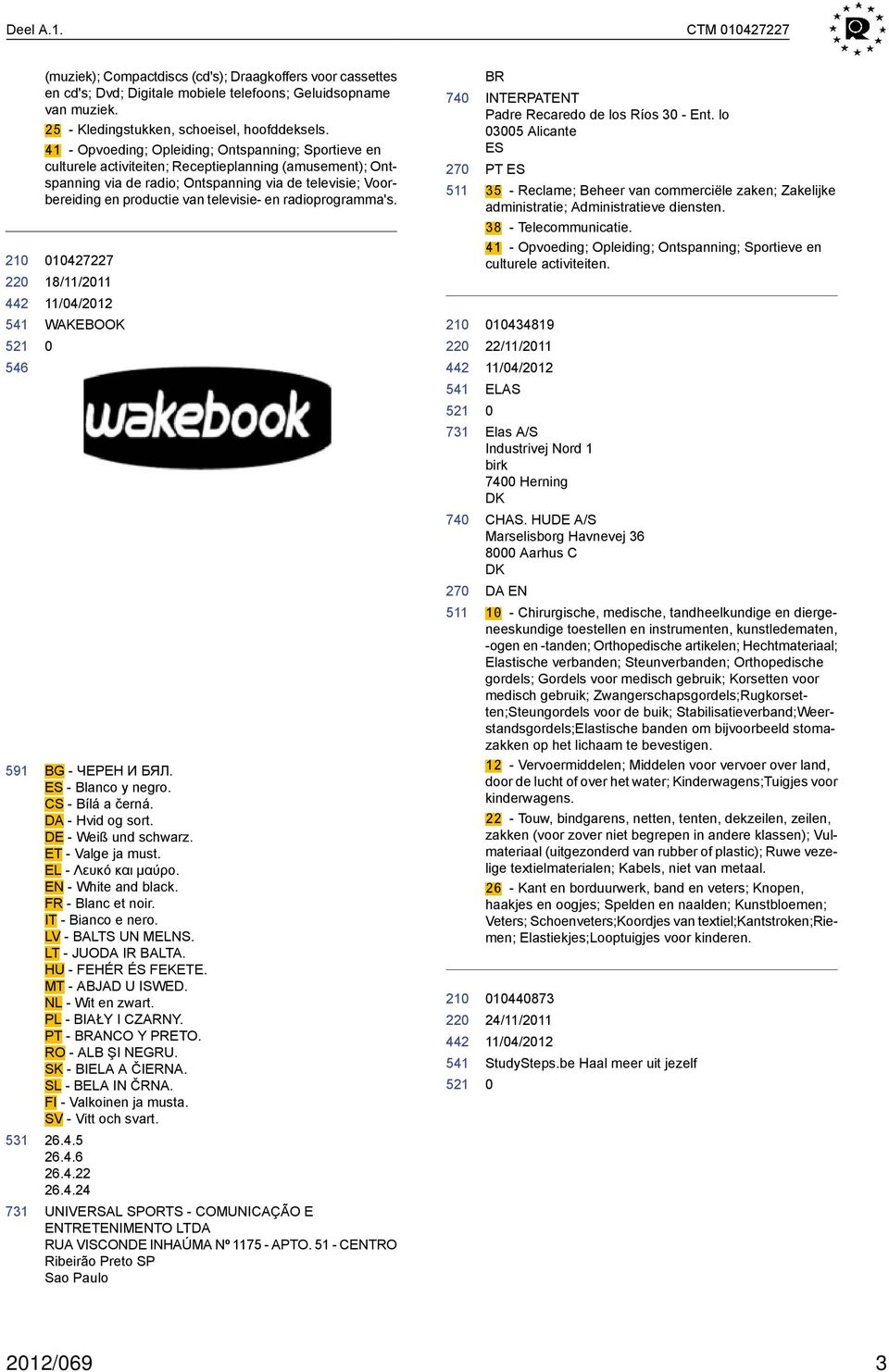 41 - Opvoeding; Opleiding; Ontspanning; Sportieve en culturele activiteiten; Receptieplanning (amusement); Ontspanning via de radio; Ontspanning via de televisie; Voorbereiding en productie van