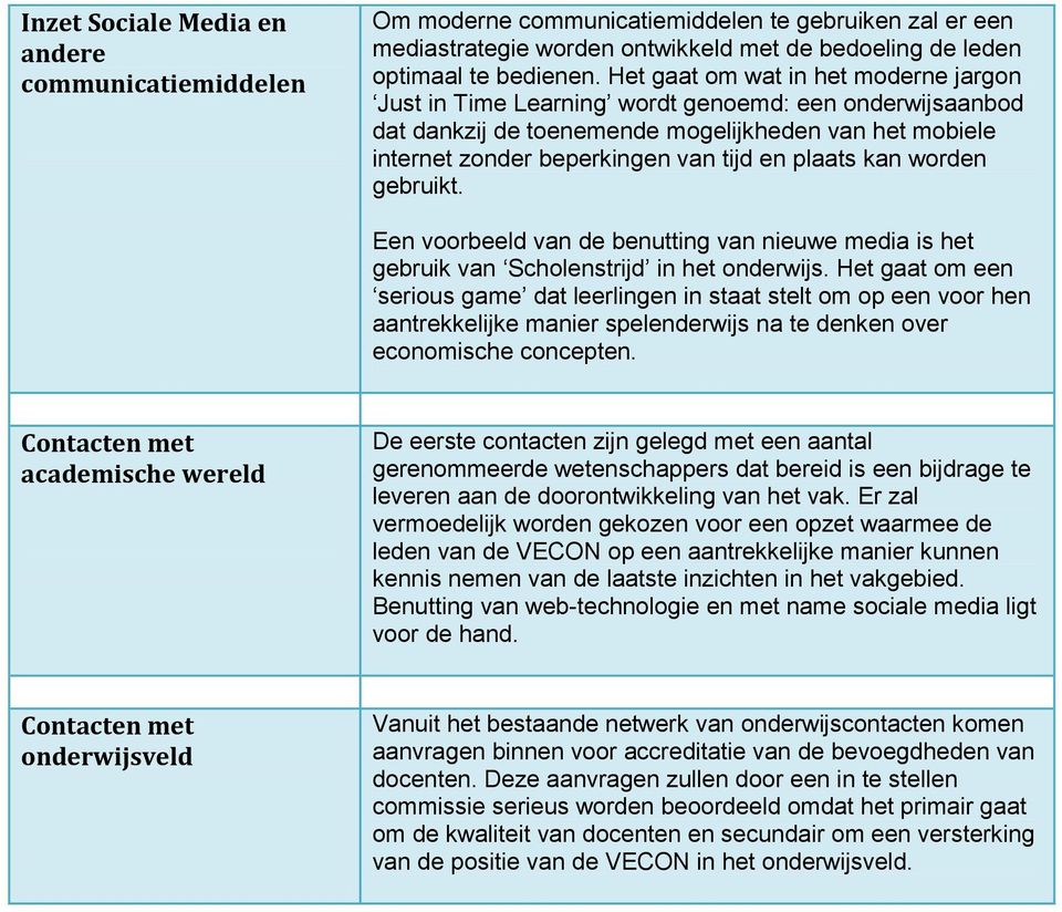 kan worden gebruikt. Een voorbeeld van de benutting van nieuwe media is het gebruik van Scholenstrijd in het onderwijs.