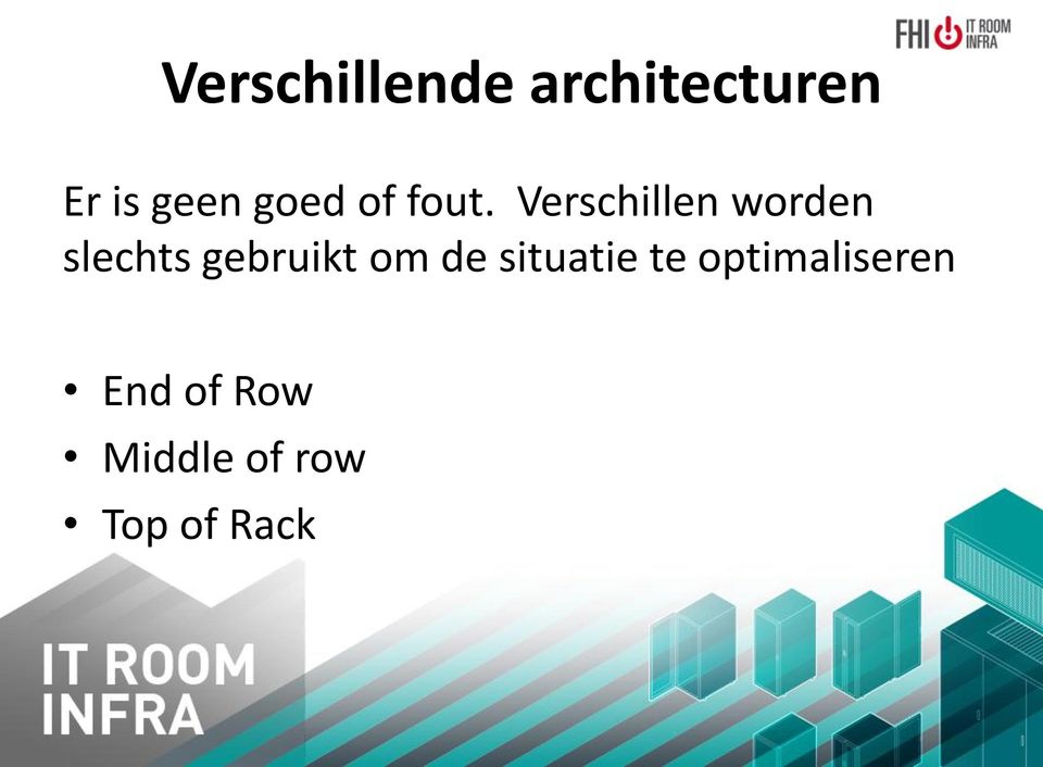 Verschillen worden slechts gebruikt om