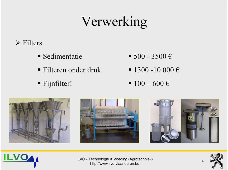 onder druk Fijnfilter!