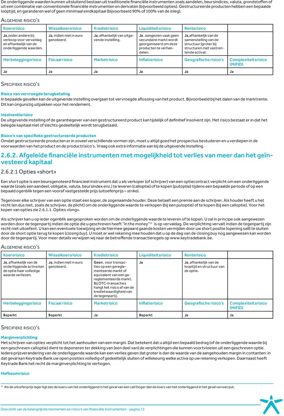 Ja,onder andere bij verkoop voor vervaldag en afhankelijk van de onderliggende waarden. Ja, indien niet in euro genoteerd. Ja, afhankelijk van uitgevende instelling.