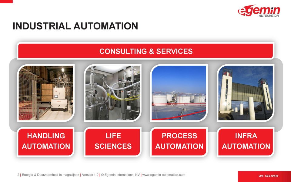 AUTOMATION 2 Energie & Duurzaamheid in magazijnen