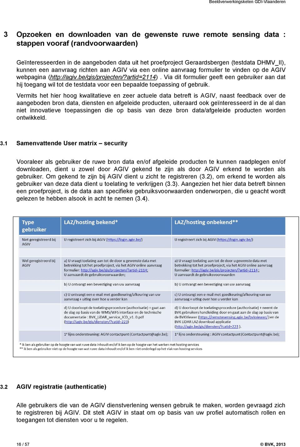 Via dit formulier geeft een gebruiker aan dat hij toegang wil tot de testdata voor een bepaalde toepassing of gebruik.