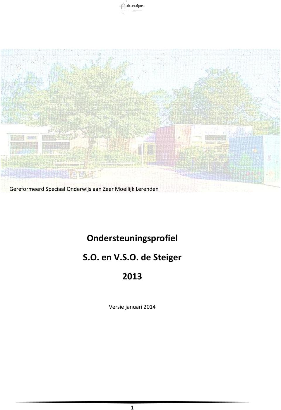 Ondersteuningsprofiel S.O. en